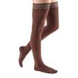 Medi USA Mediven Comfort Thigh High 30-40 mmHg Compression Stockings w/ Lace Silicone Top Band Open Toe