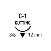 Buy Medtronic Sofsilk Reverse Cutting Suture with Needle C-1