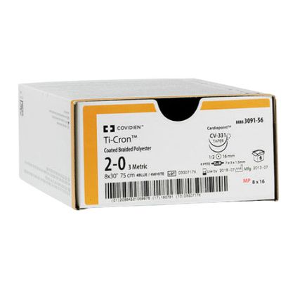 Buy Medtronic Ti-cron Taper Point 42 Inch Polyester Suture with CV-305 Needle