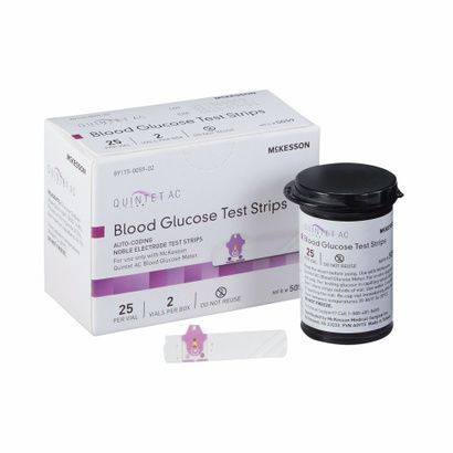 Buy McKesson Quintet AC Blood Glucose Test Strips