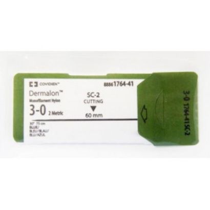 Buy Medtronic Monosof Dermalon Conventional Cutting Sutures SCE-4 Needle