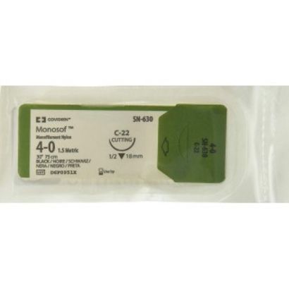 Buy Medtronic Monosof Dermalon Reverse Cutting Sutures C-22 Needle