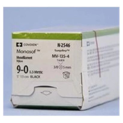 Buy Medtronic Monosof Dermalon Taper Point Sutures MV-135-4 Needle
