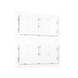 AdirOffice Hanging Magazine Rack with Adjustable Pockets