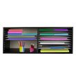AdirOffice Extra Wide Wood Construction Paper Organizer