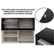 AdirOffice Extra Wide Wood Construction Paper Organizer
