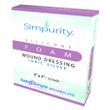  Safe N Simple Simpurity Foam Wound Dressing With Silver Silicone - 7" x 7"