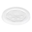 Dart Polystyrene Plastic Flat Straw-Slot Cold Cup Lids