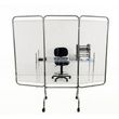 R&B Antimicrobial Three Panel Clear Barrier