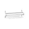 Safco Chrome-Plated Shelf Rack with Hangers