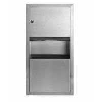Buy Alpine Surface Mounted Paper Towel Dispenser / Waste Receptacle