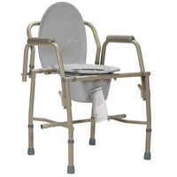 Buy Dynarex Drop-Arm Folding Commode