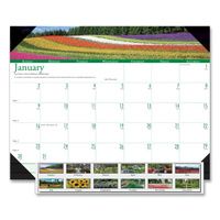 Buy House of Doolittle Earthscapes 100% Recycled Gardens of the World Monthly Desk Pad Calendar