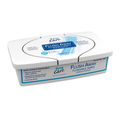 Buy Dynarex DynaCare Flush Away Flushable Wipes