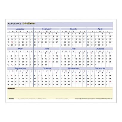 Buy AT-A-GLANCE QuickNotes Mini Erasable Wall Planner