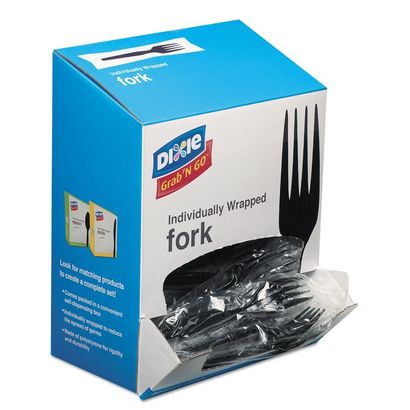 Buy Dixie Grab N Go Wrapped Cutlery