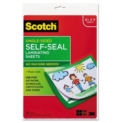 Buy Scotch Self-Sealing Laminating Sheets