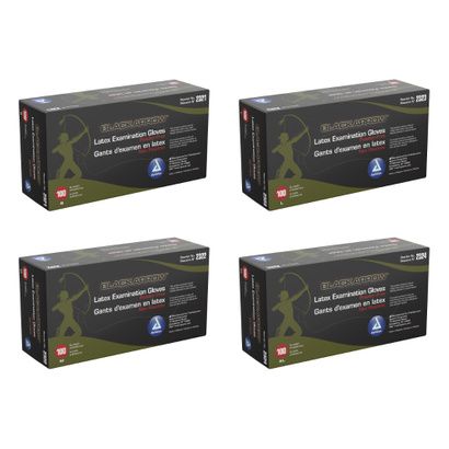 Buy Dynarex Black Arrow Powder Free Latex Exam Gloves