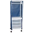 MJM International Three Drawer Hanging Universal Cart