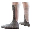 Xpandasox Athletic Calf Cotton Blend Dot Crew Socks