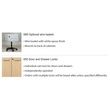 Clinton Laminate Top Mobile Equipment Cabinet - Optional Accessories
