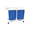 MJM International Triple Bag Hamper 218 with Zipper Front
