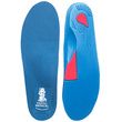 Vasyli Custom Blue Full Length Medium Density Insoles_Front And Back View Of Vasyli Custom Blue Insoles