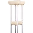 Essential Medical Sheepette Synthetic Lambskin Arm And Grip Crutch Covers Set