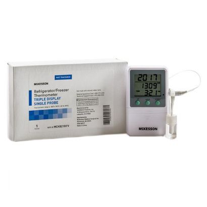 Buy McKesson Refrigerator Single-Probe Thermometer With Triple Display