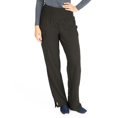Buy Medline Ocean Ave Womens Stretch Fabric Support Waistband Scrub Pants - Black