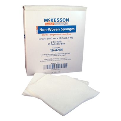 Buy McKesson Medi-Pak Performance Plus Non-Woven Sterile Sponges