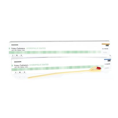Buy McKesson Two-Way Coude Tip Latex Foley Catheter - 30cc Balloon Capacity