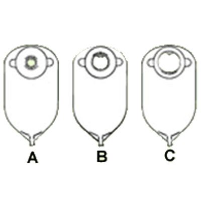 Buy Nu-Hope Deep Convex Round Cut-to-Fit Adult Urinary Pouch with Flutter Valve