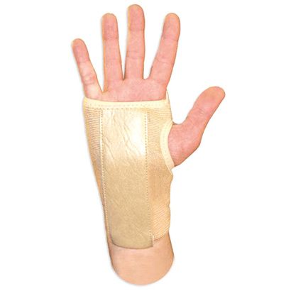 Buy AT Surgical Naugahyde Adjustable Velcro Wrist Brace With Contour Splint